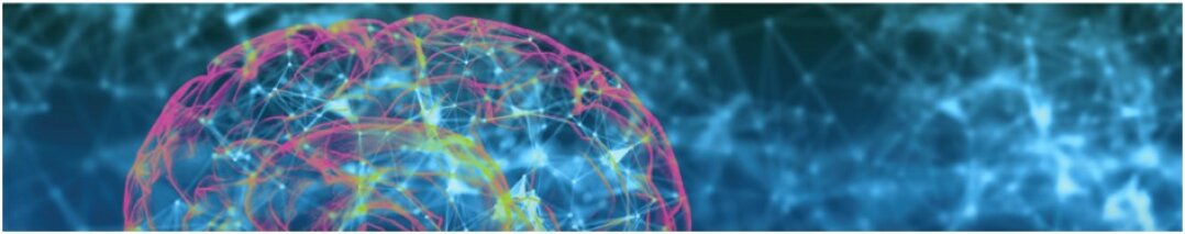 An image showing a computer-generated neuron network and a suggested brain.