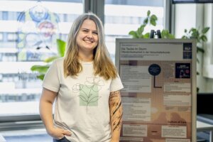   Kimberley Kubski hat den Posterpreis bei der Tagung der GV SOLAS erhalten. (c) RUB, Marquard